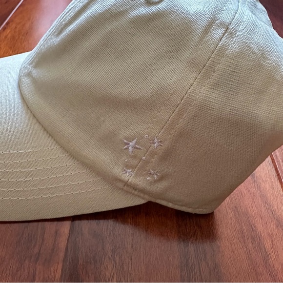 ? Popflex Women\'s Cream Stars Embroidered High Ponytail Adjustable Hat main image 8